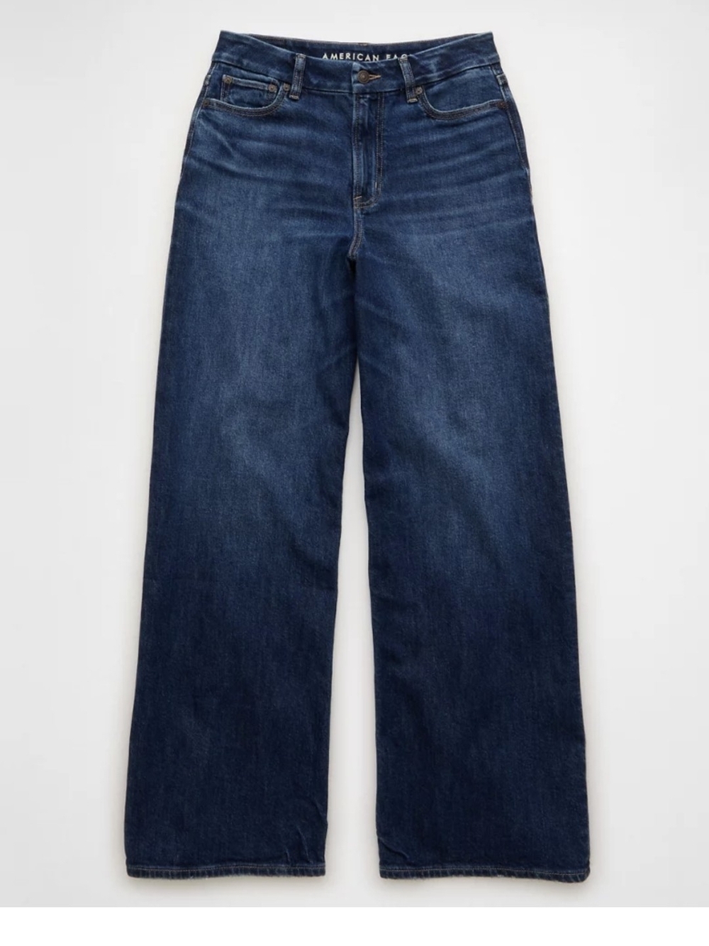 American Eagle Outfitters Dark Indigo Wide Leg Jeans